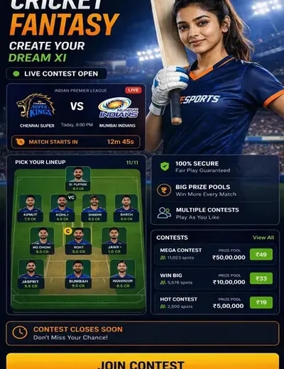 Rs (rsapp) fantasy cricket & matchday visual 3